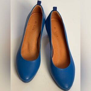 DR. LIZA  Blue Shoes Leather sneaker pump Size 7M